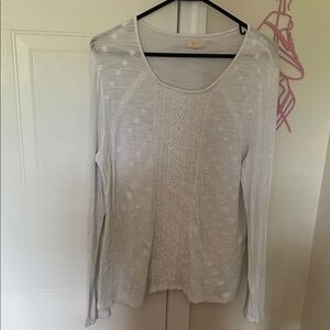 Cupio White Long Sleeve Sweatshirt